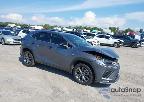 2021 Lexus Nx 300 F Sport из США, поврежденный, VIN JTJSARBZXM2192833